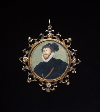 Un homme inconnu, c.1574 - Nicholas Hilliard